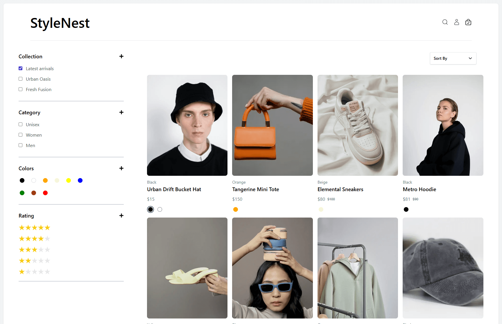Designer E-Commerce Store